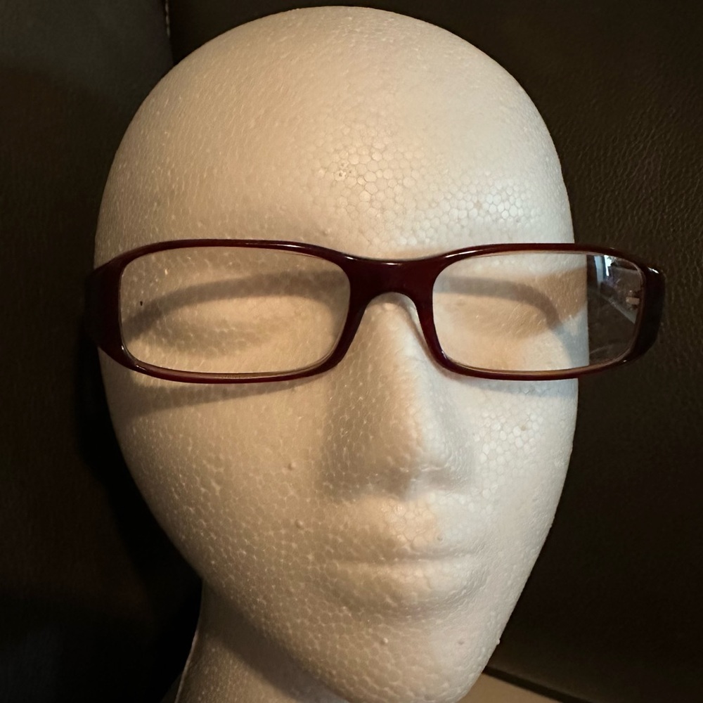Prada Burgundy Color Prescription Eyeglasses